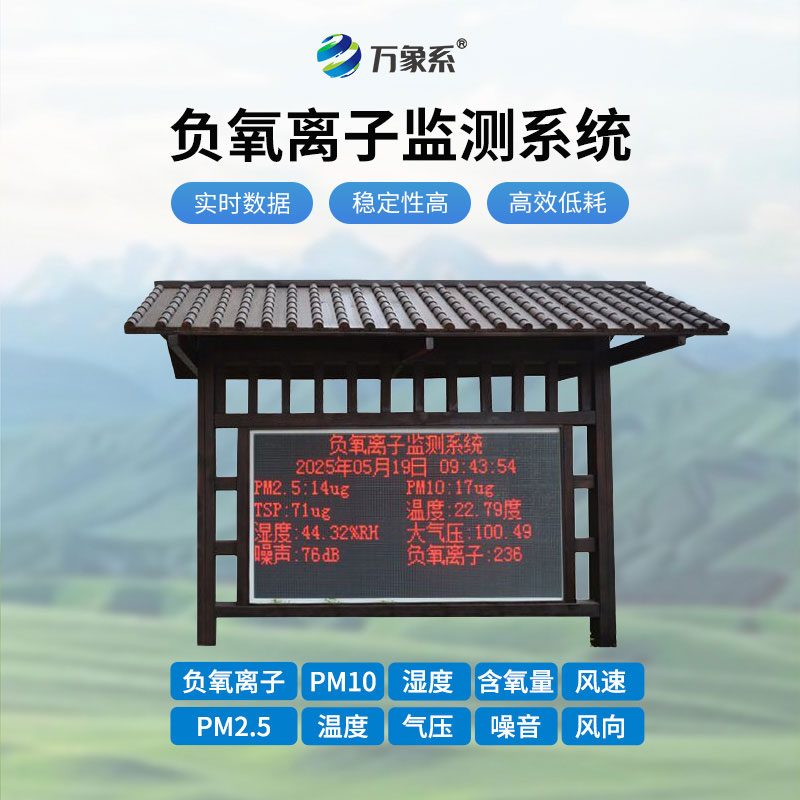 景區(qū)負(fù)氧離子監(jiān)測設(shè)備